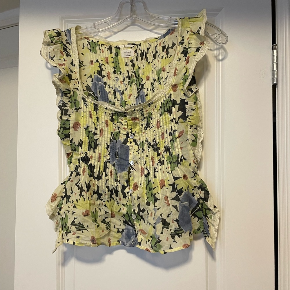 Wilfred summer top - flutter strap/sleeve